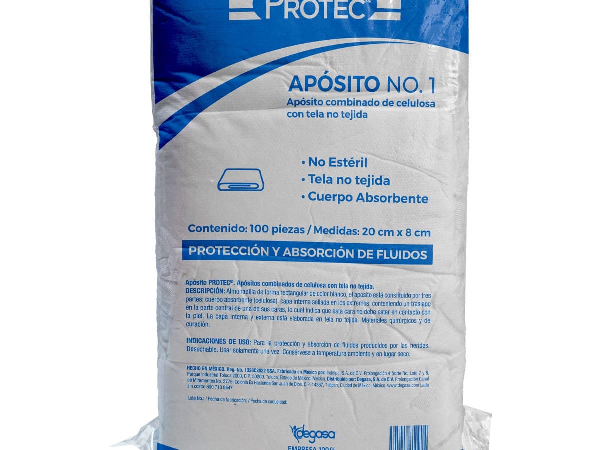 Apósito quirúrgico Protec No. 1 20×8 cm