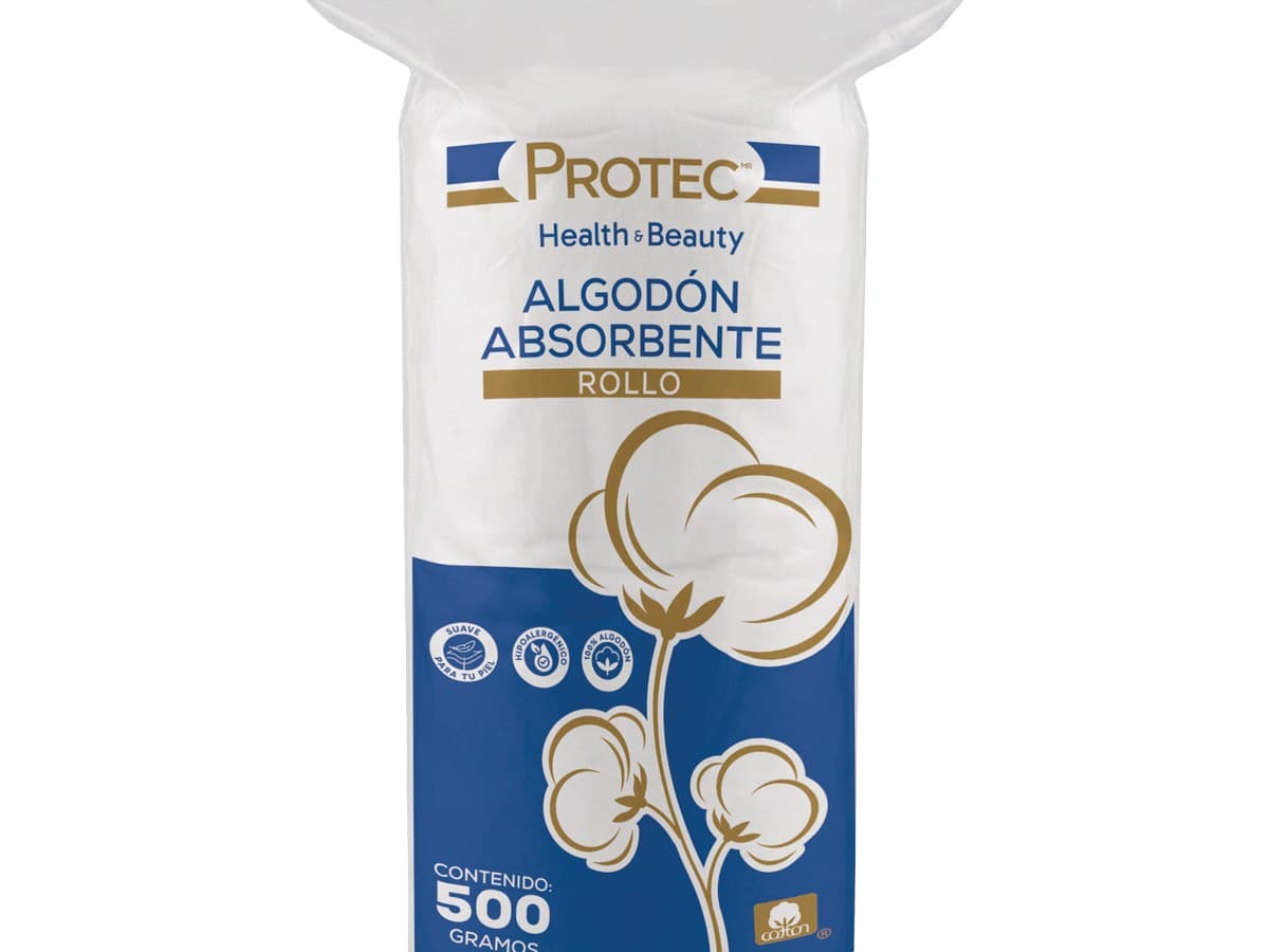 Algodón absorbente en rollo Protec 500 g