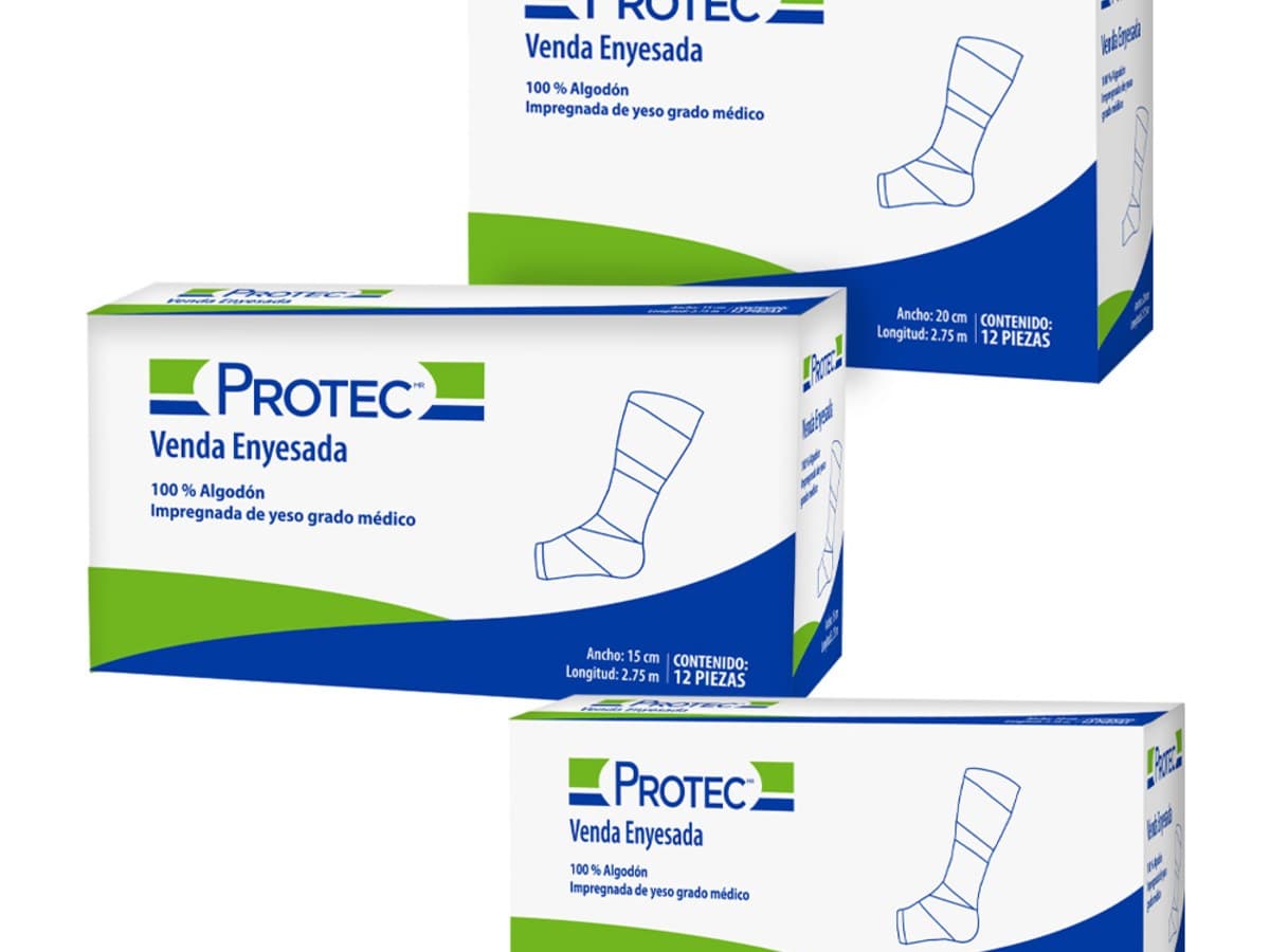 Venda enyesada Protec 15 cm × 2.75 m