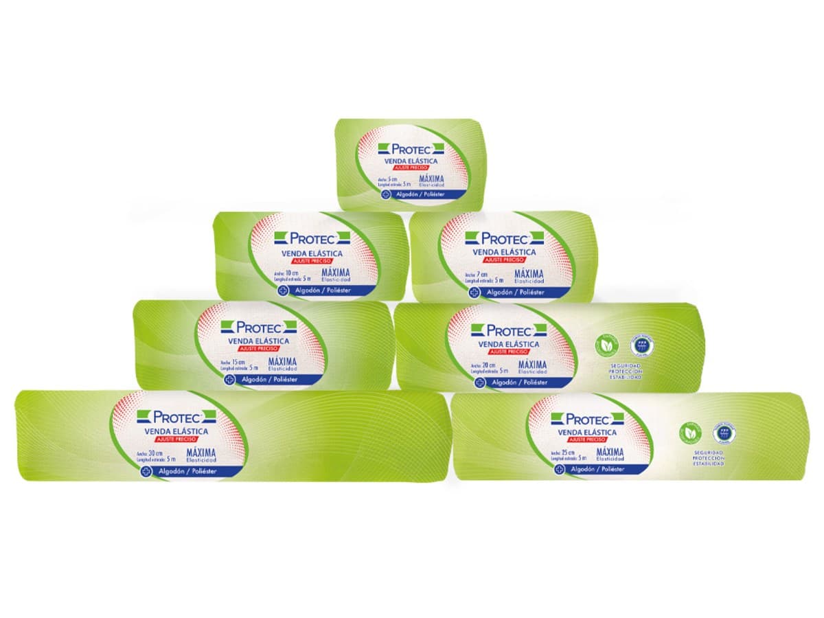 Venda elástica Protec 7 cm × 5 m
