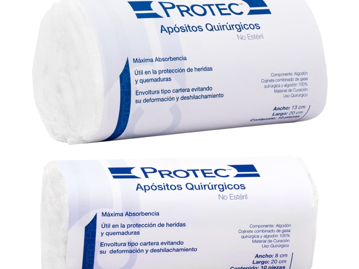 Apósito de gasa no estéril Protec No. 1 20×8 cm