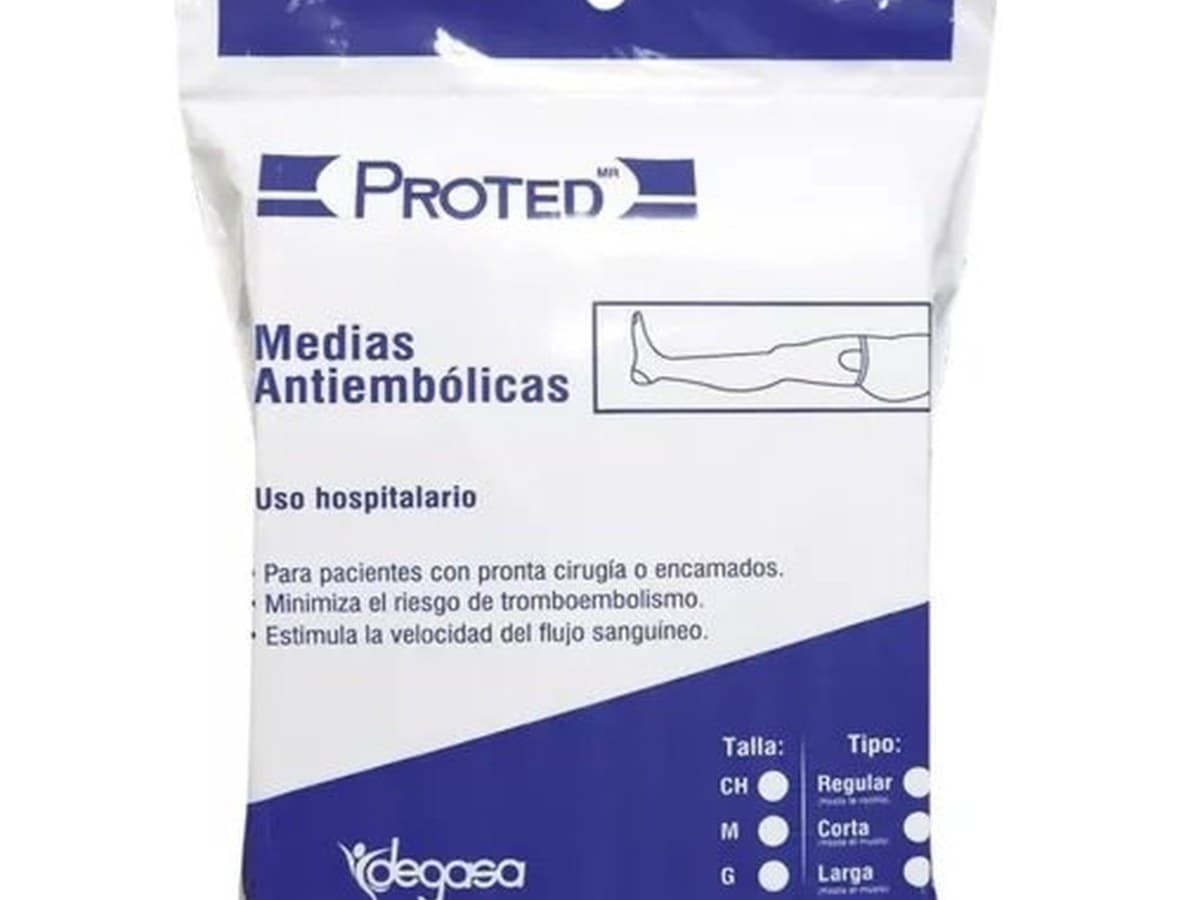 Media antiembólica Protec larga (muslo) — imagen 3