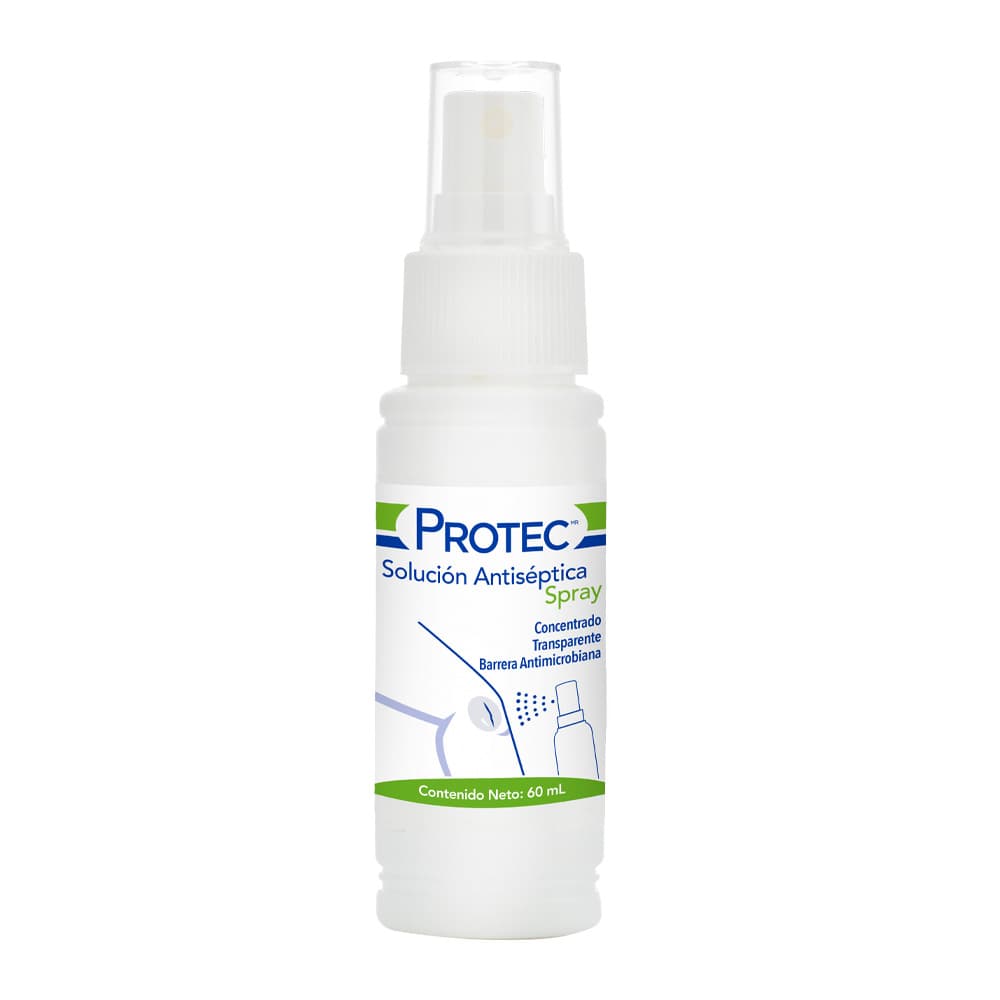 Solución antiséptica en spray Protec 60 ml